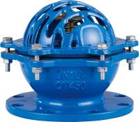 法兰消声底阀H42X-16